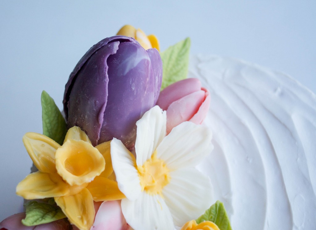 Spring Chocolate Flowers Cake | Erin Bakes