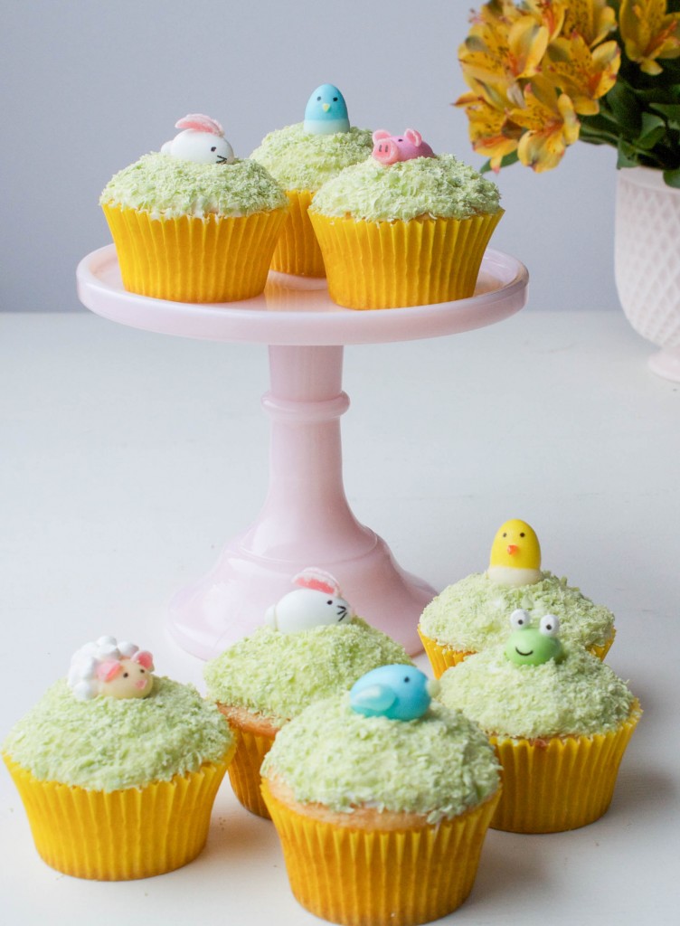 Erin Bakes for Handmade Charlotte | Easter Candy Critters | Edible Easter Grass