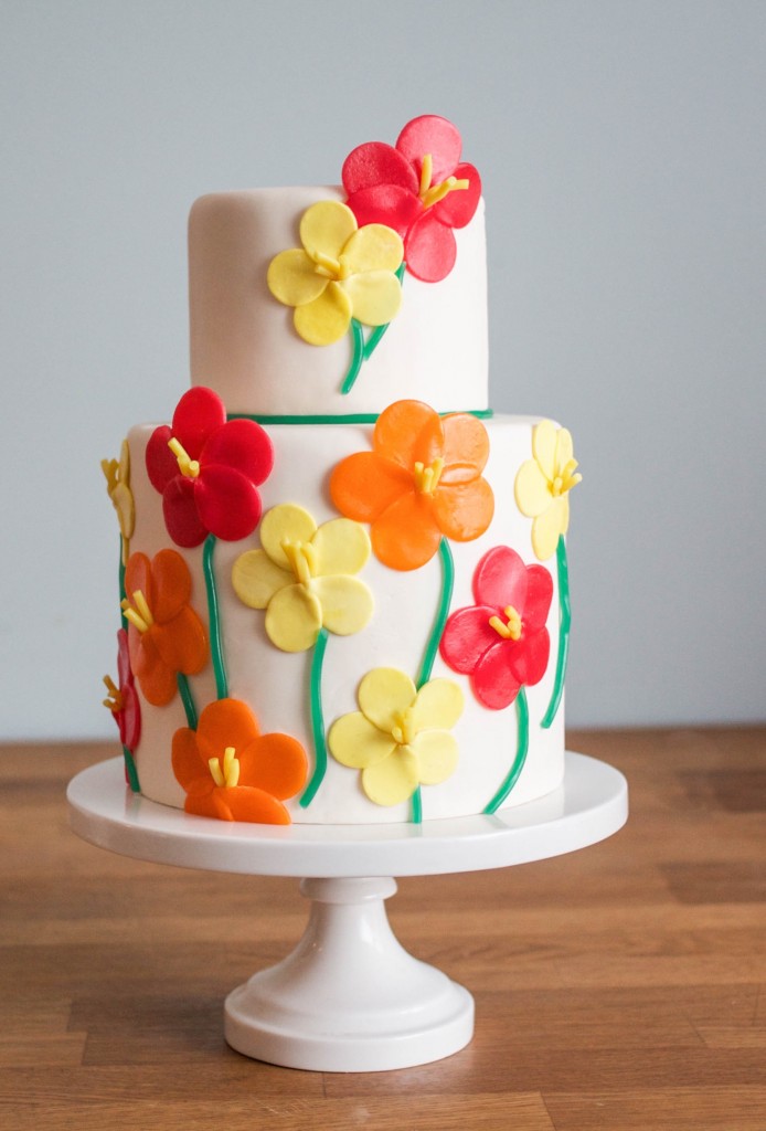 Airhead Candy Flower Cake | Erin Gardner | The Cake Blog