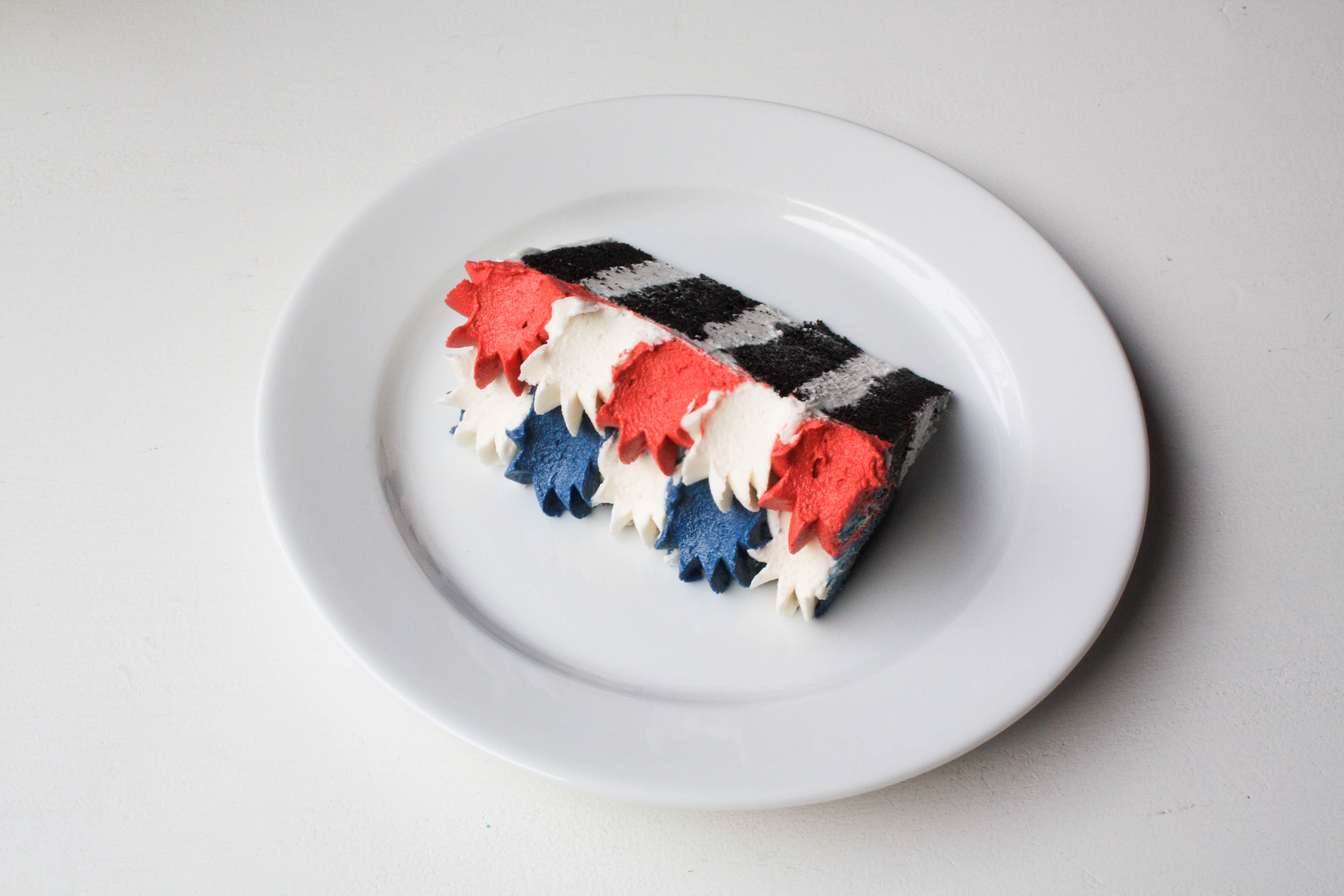 Buttercream Stars And Stripes Flag Cake