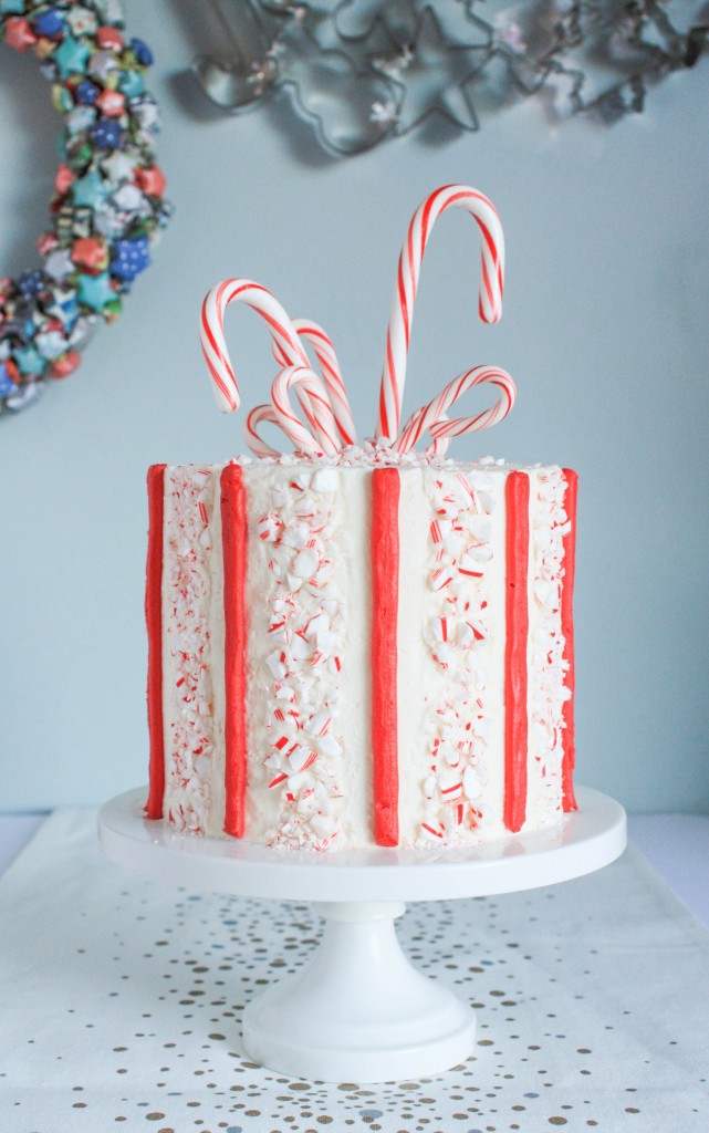 Candy Cane Stripe Cake | Erin Gardner