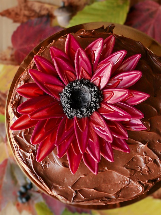 Chocolate Flower Tutorial | Chocolate Sunflower | Erin Gardner 