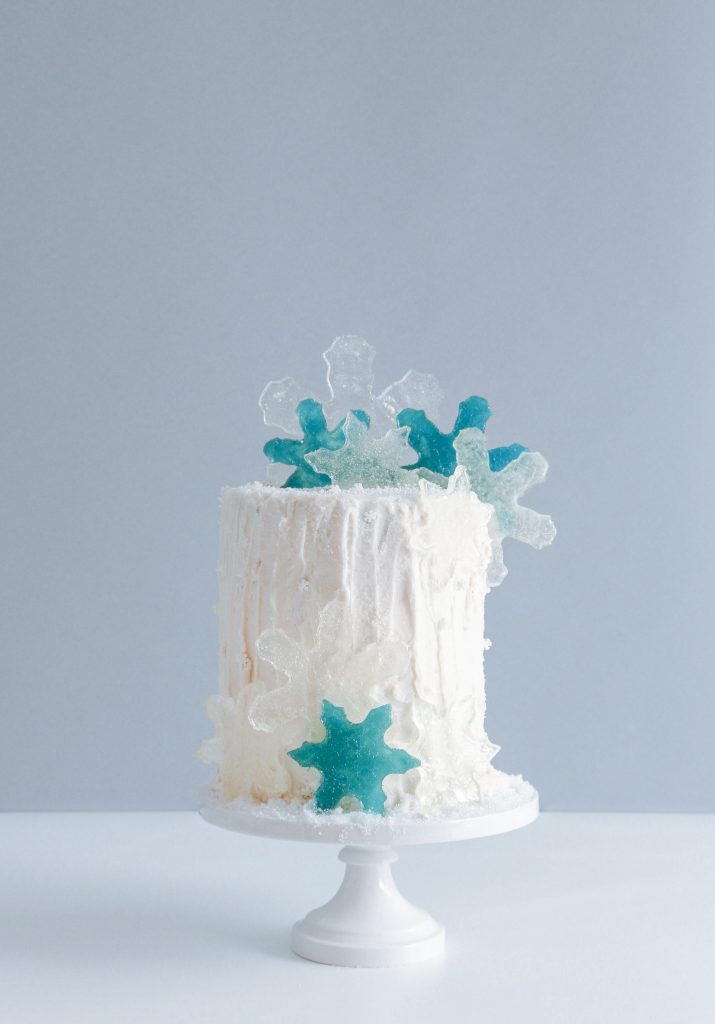 Candy Snow Flakes on The Cake Blog | Erin Gardner