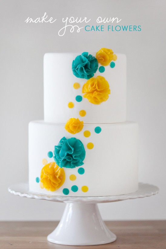 How to Make Your Own Fruit Roll-Up Cake Flowers | Erin Gardner | Erin Bakes