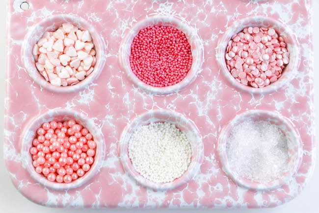 Pink and White Sprinkles | Erin Gardner | Erin Bakes