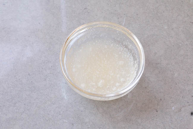 Powdered Gelatin and Water | Erin Bakes 