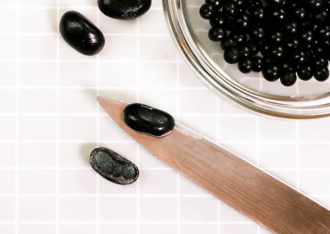 Cutting a Black Jelly Bean in half | Erin Gardner 