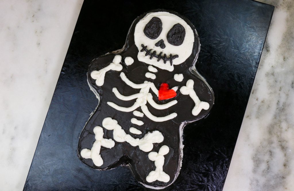 Simple Skeleton Cake by Erin Gardner | Erin Bakes
