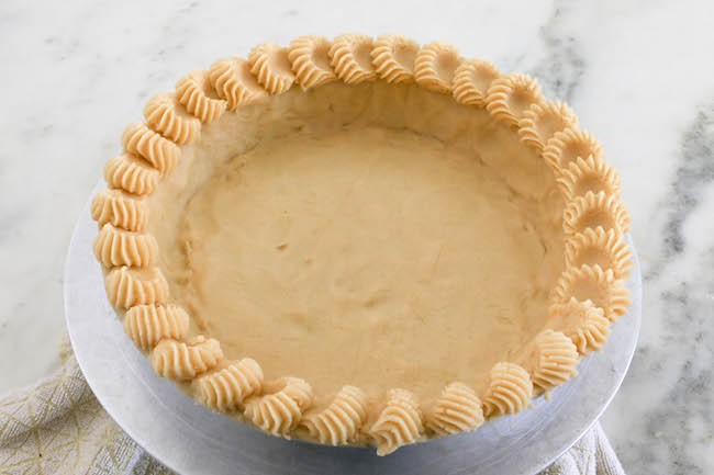 Piped Butter Cookie Pie Crust | Erin Bakes