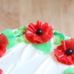 Fruit Roll-Up Poppy Cake Flowers | Erin Gardner | Erin Bakes