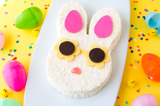 Finished Sprinkle Bunny with Sunnies Cake | Erin Gardner | Erin Bakes